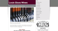Desktop Screenshot of glunzwines.com