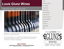 Tablet Screenshot of glunzwines.com